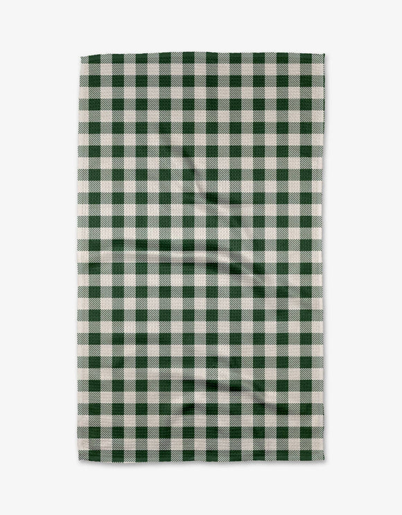 Christmas Gingham Tea Towel