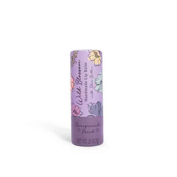 Wild Blossom Lip Balm - Pomegranate Peach