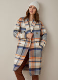 Harrison Plaid Peacoat