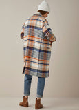 Harrison Plaid Peacoat