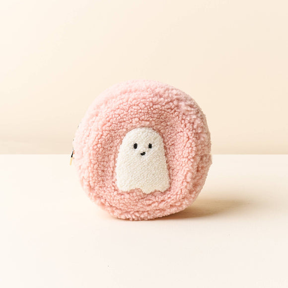 Teddy Pouch-Circle-Ghost