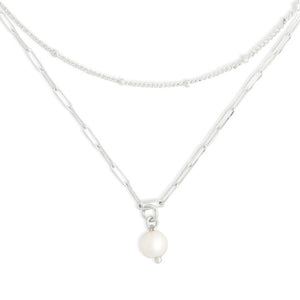 Pearls From Within Necklace - Silver