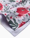 Poinsettia Bramble Tea Towel