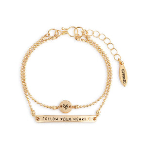 Layered Bracelet - Follow Your Heart