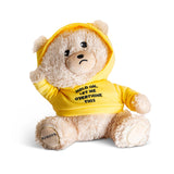 Introverted Teddy Bear Plushie, Funny Gag Gift for Friends