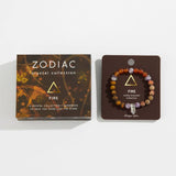 Zodiac Crystal Bead Bracelet Collection: Fire