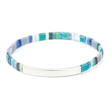 Good Karma Miyuki Bracelet - Just Breathe Turquoise/Green/Silver