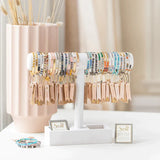 Good Karma Miyuki Bracelet - One of A Kind Mint/Peach/Gold