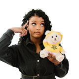 Introverted Teddy Bear Plushie, Funny Gag Gift for Friends