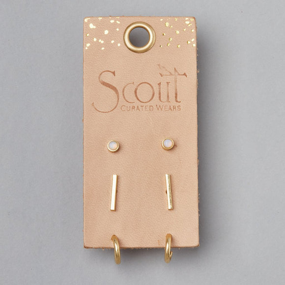 Scarlett Stud Trio - Gold