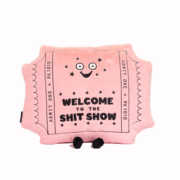 Punchkins Pillow Welcome to the Sh*t Show Funny Plushie