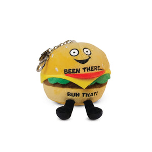 Punchkins Burger Funny Plush Bag Charm