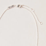 Stone Intention Charm Necklace - Howlite/Silver