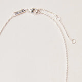 Stone Intention Charm Necklace - Moonstone/Silver