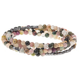 Wrap Bracelet; Tourmaline - Stone of Healing