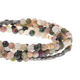 Wrap Bracelet; Tourmaline - Stone of Healing